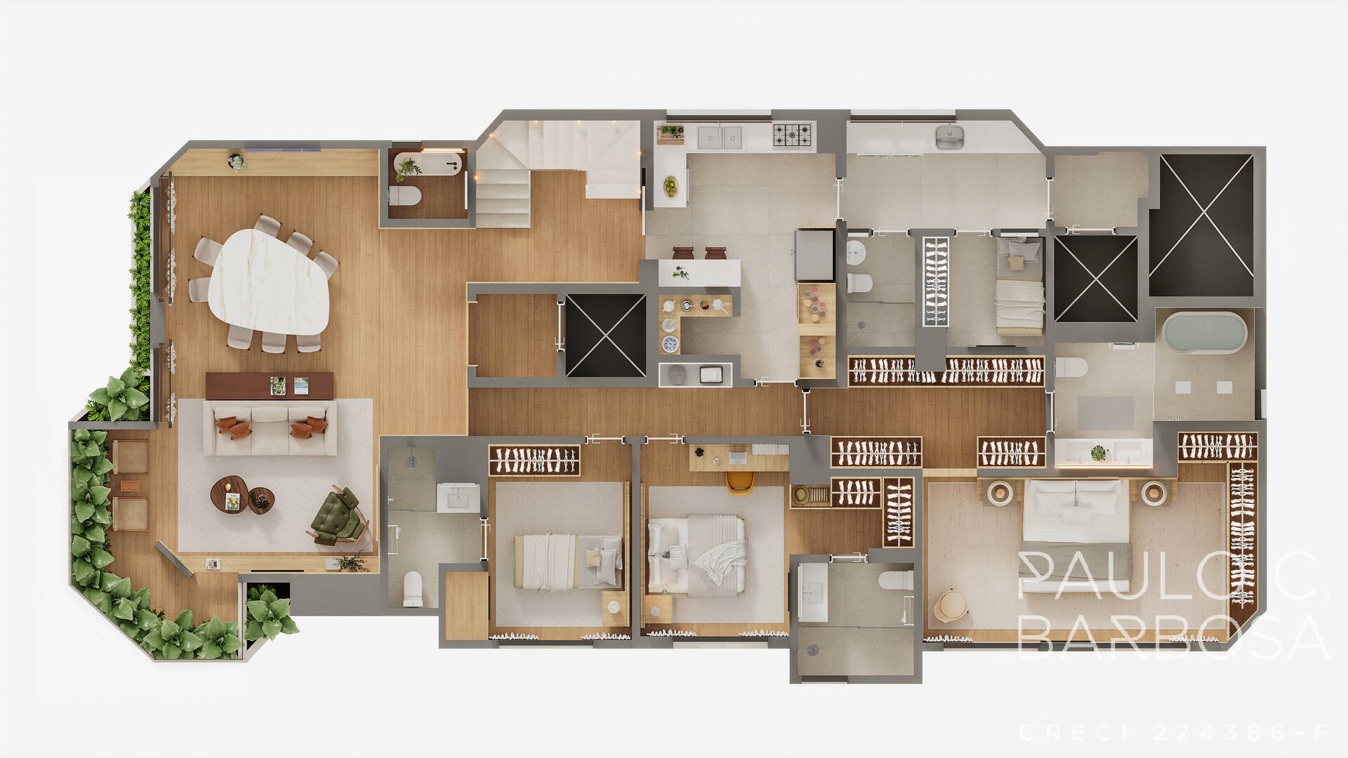 Cobertura, 4 quartos, 377 m² - Foto 27