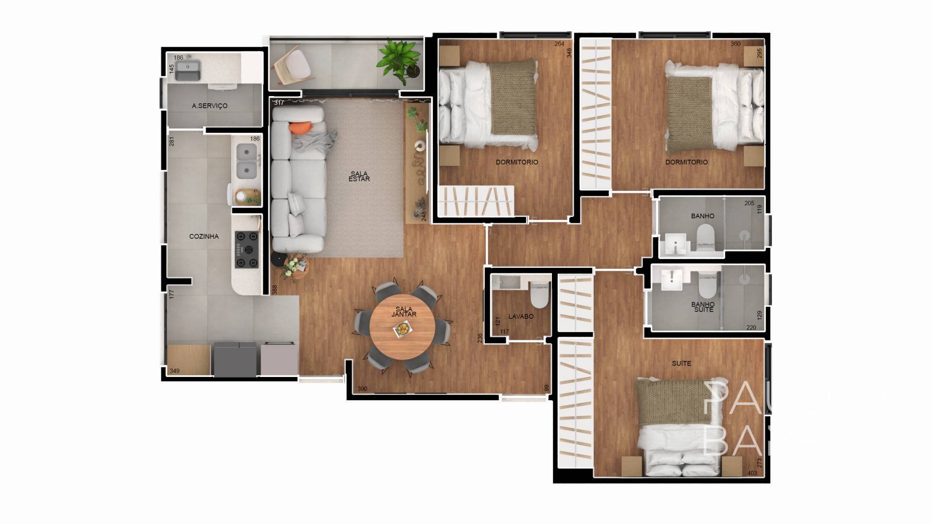 Apartamento, 3 quartos, 92 m² - Foto 24