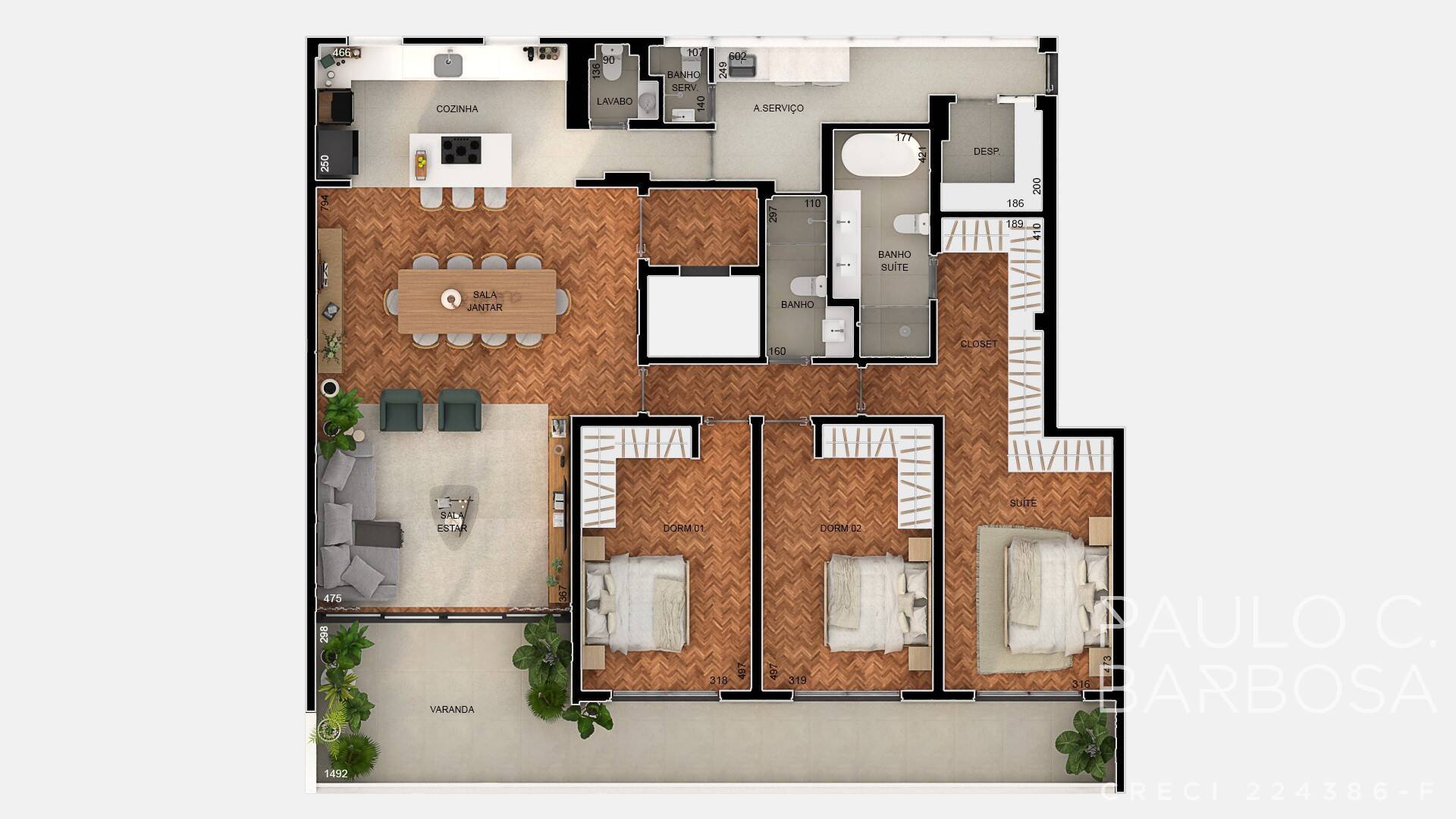 Apartamento, 3 quartos, 202 m² - Foto 15