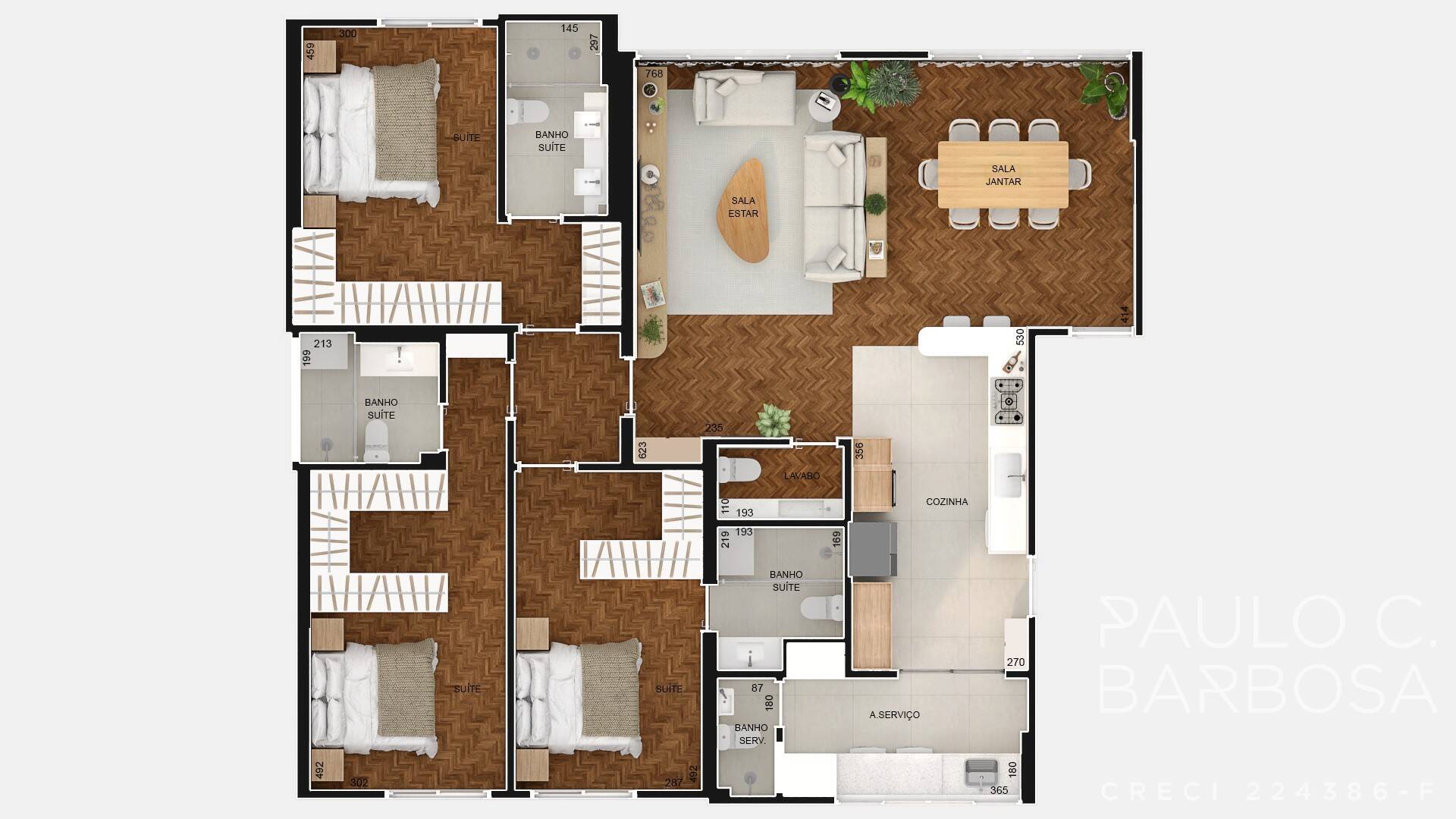 Apartamento, 3 quartos, 154 m² - Foto 11