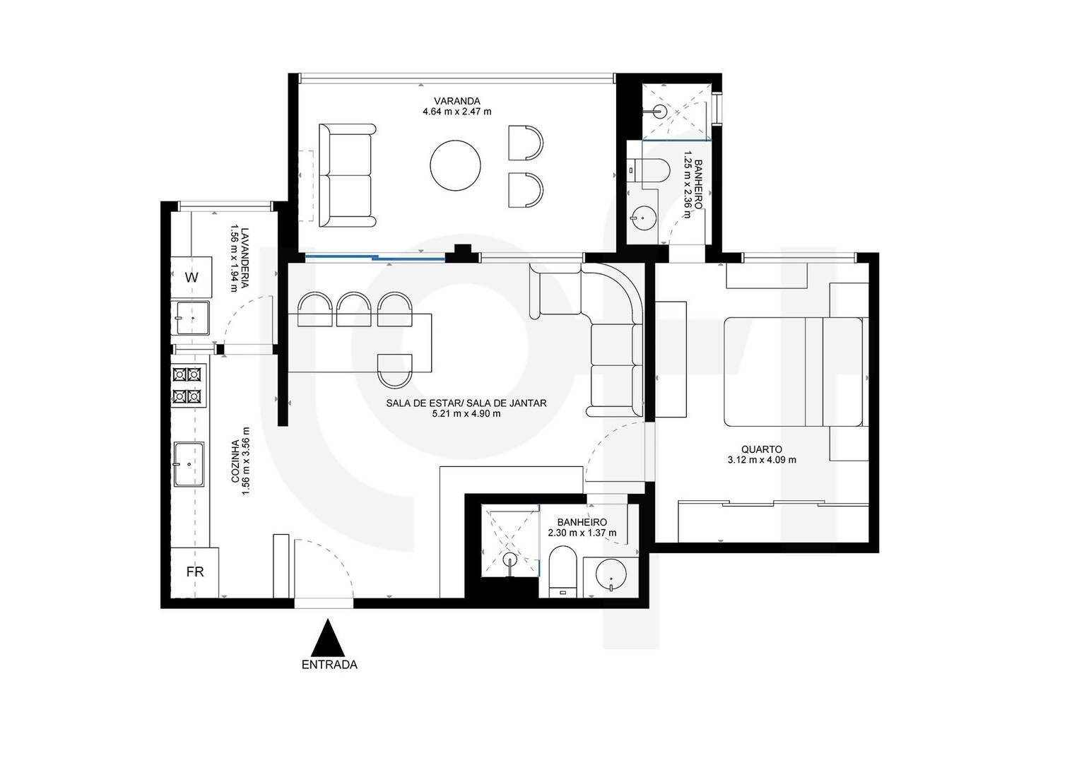 Apartamento, 1 quarto, 73 m² - Foto 5