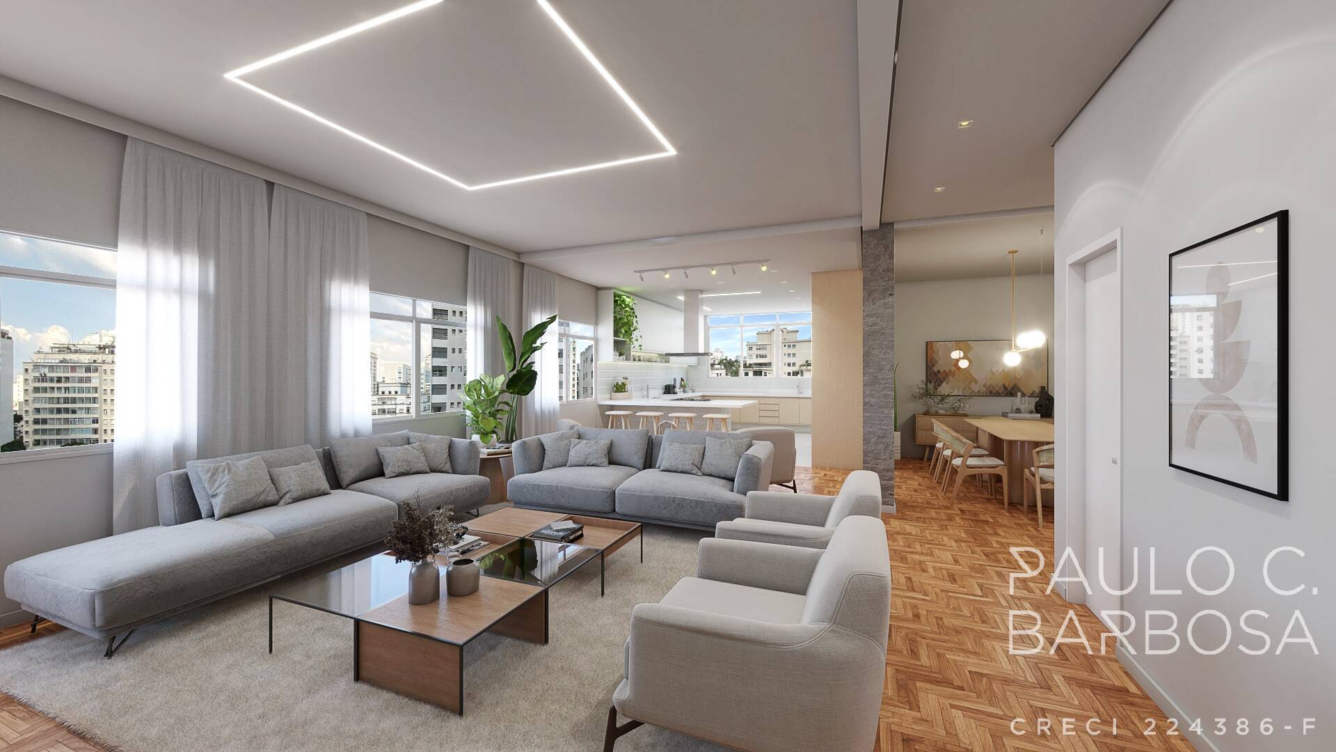 Apartamento, 3 quartos, 230 m² - Foto 2